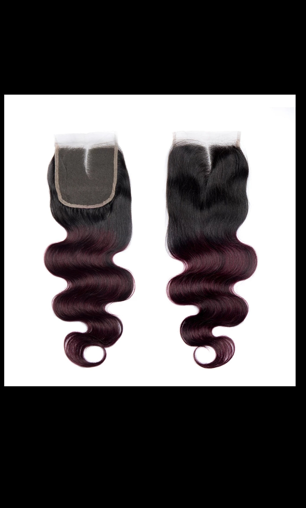 Ombre Body Wave Human Hair Bundle with Closure