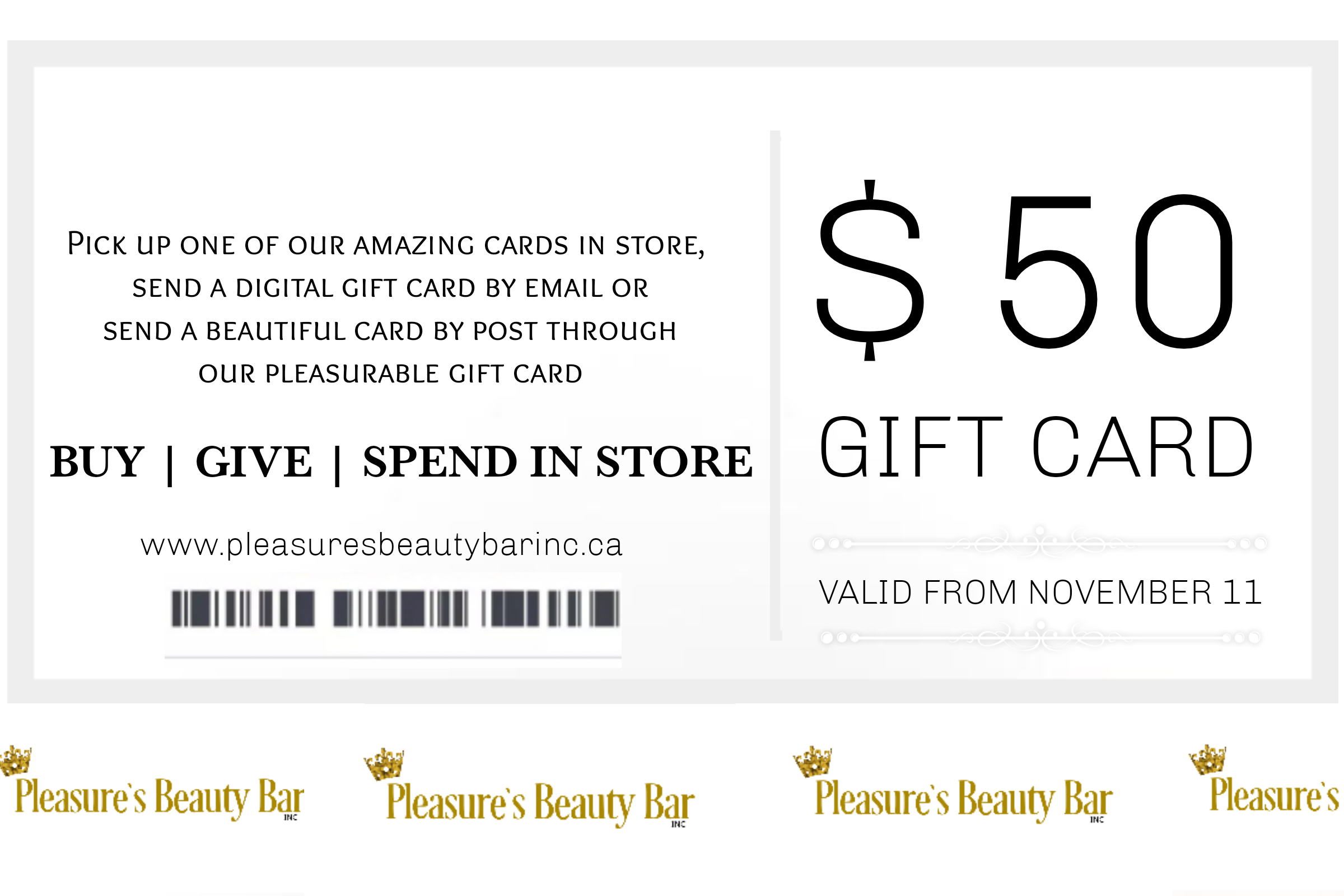 In-Store Gift Cards